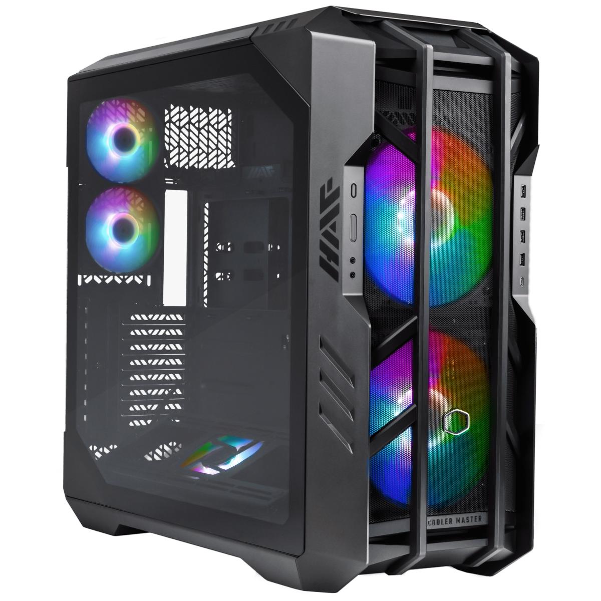 COOLER MASTER HAF 700 ARGB (Titanium Grey) Full-Tower Mesh Tempered Glass Gaming Case COOLER MASTER HAF 700 ARGB (Titanium Grey) Full-Tower Mesh Tempered Glass Gaming Case
